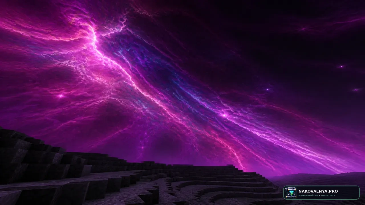 Cosmic Dunes Sky Overlay: космическое небо с дюнами — редакционная иллюстрация 2 из 3