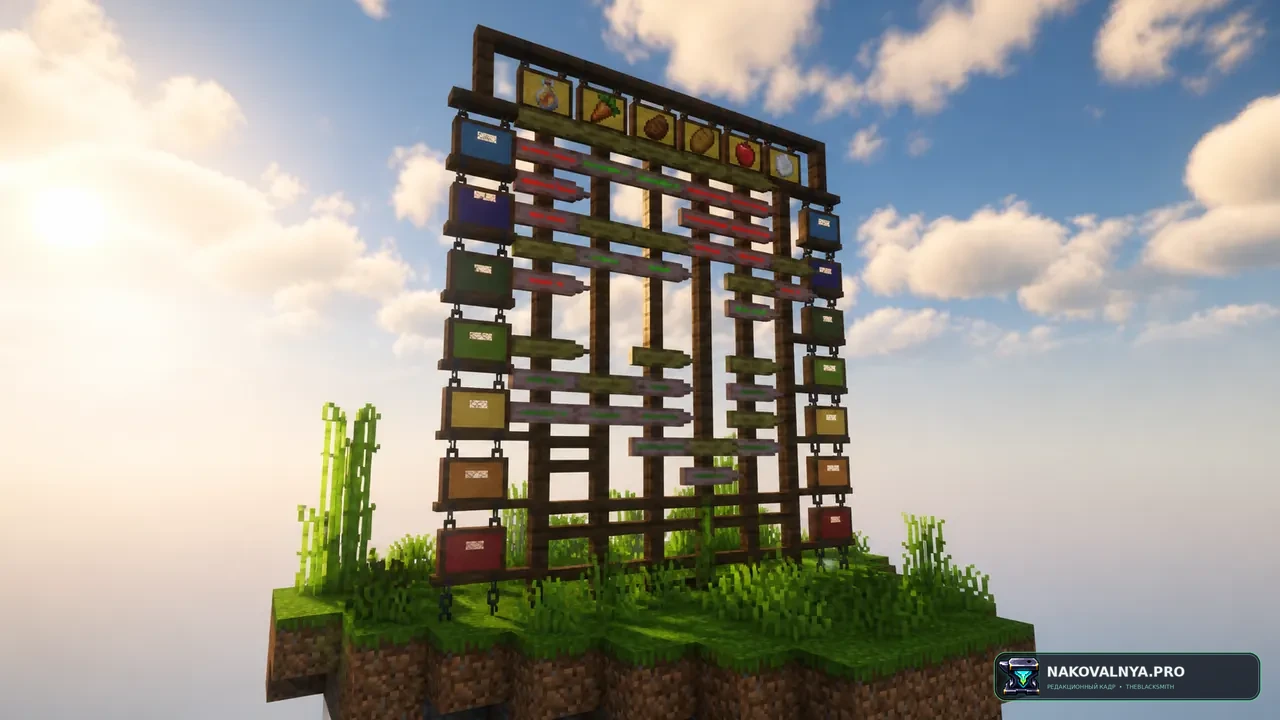 Create: Bamboo Sky: технический Skyblock на механизмах Create — редакционная иллюстрация 2 из 3