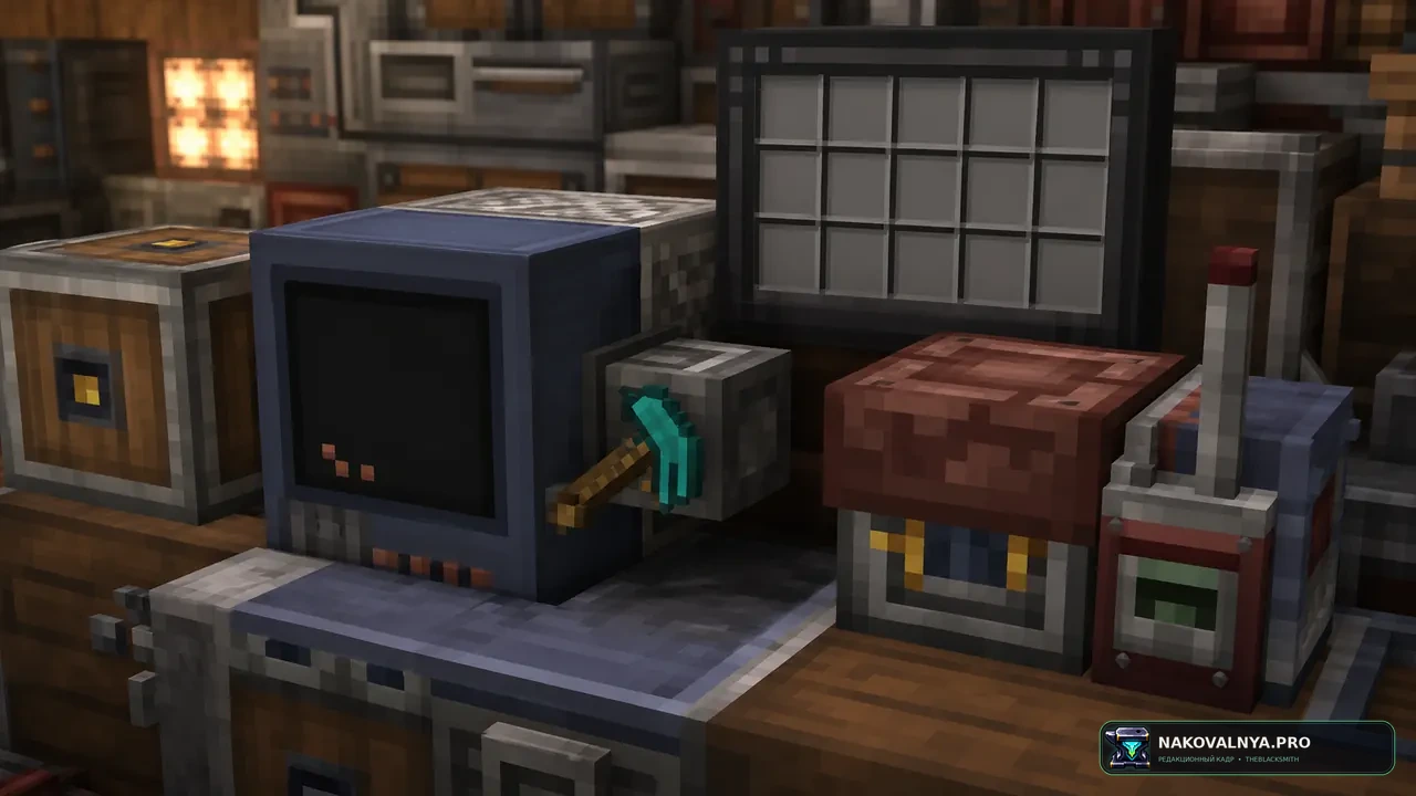 Create: ComputerCraft: единый стиль Create и ComputerCraft — редакционная иллюстрация 3 из 3