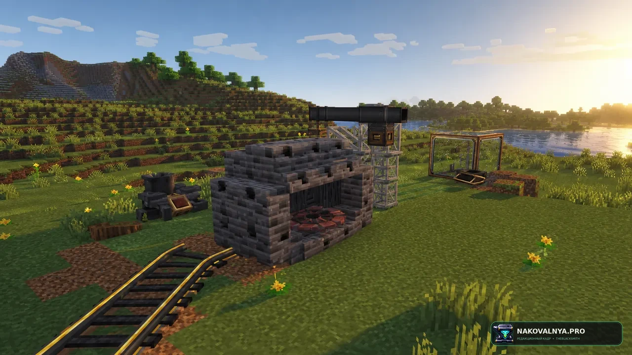 Create mod++: фабрики, механизмы и автоматизацию Create — редакционная иллюстрация 2 из 3