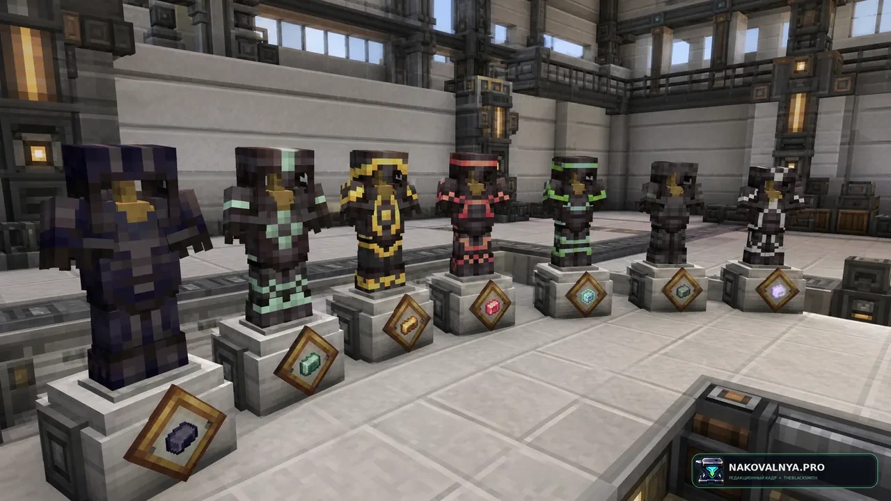 Изображение к проекту Create: Armor Trims