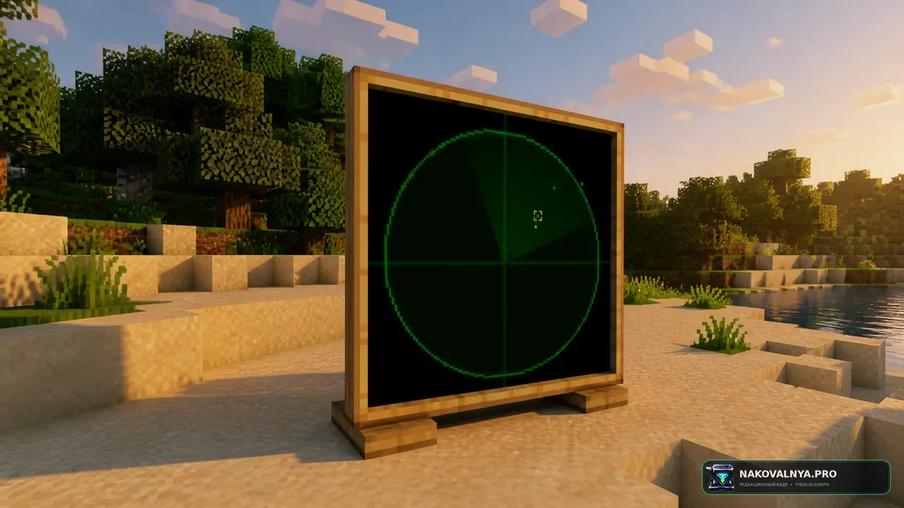 Create: Radars: радары и управление пушками для Create — редакционная иллюстрация 2 из 3