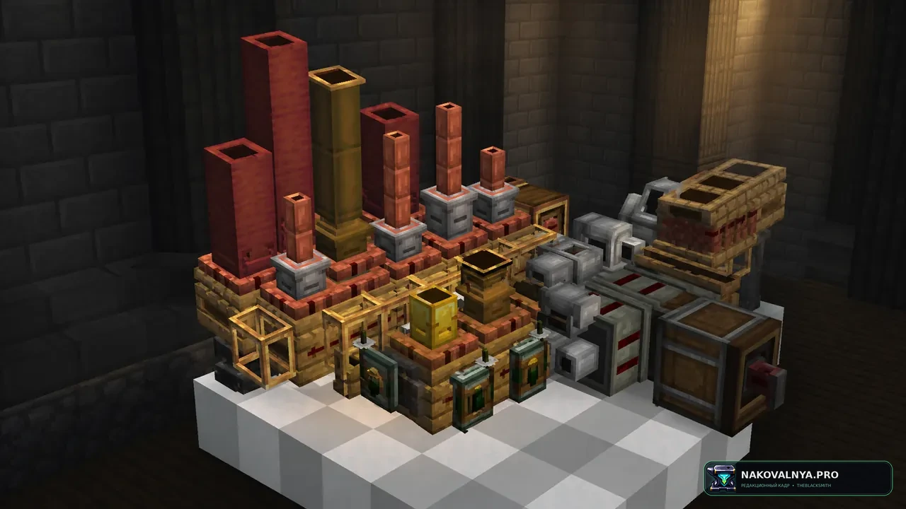 Create: Sound of Steam: паровой орган для Create — редакционная иллюстрация 2 из 3