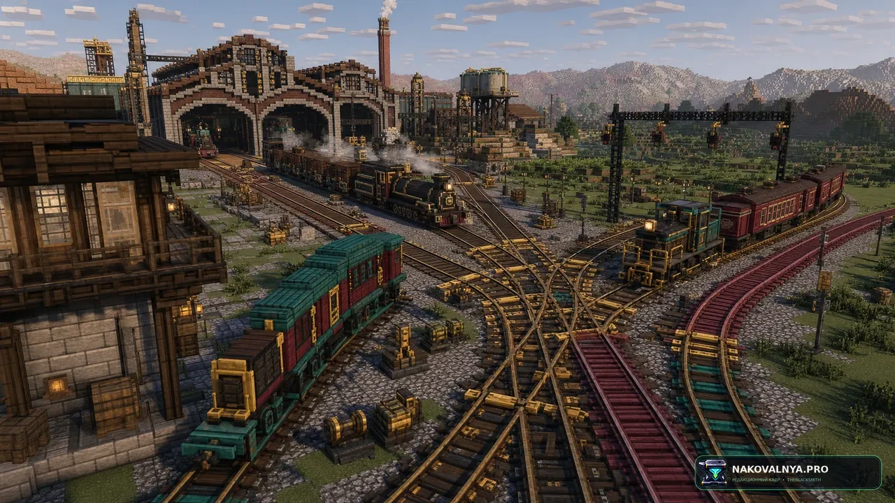 Изображение к проекту Create: Steam 'n' Rails