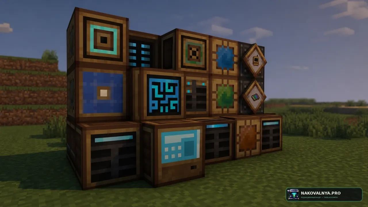 CreateStorage: хранилище Refined Storage в стиле Create — редакционная иллюстрация 2 из 3