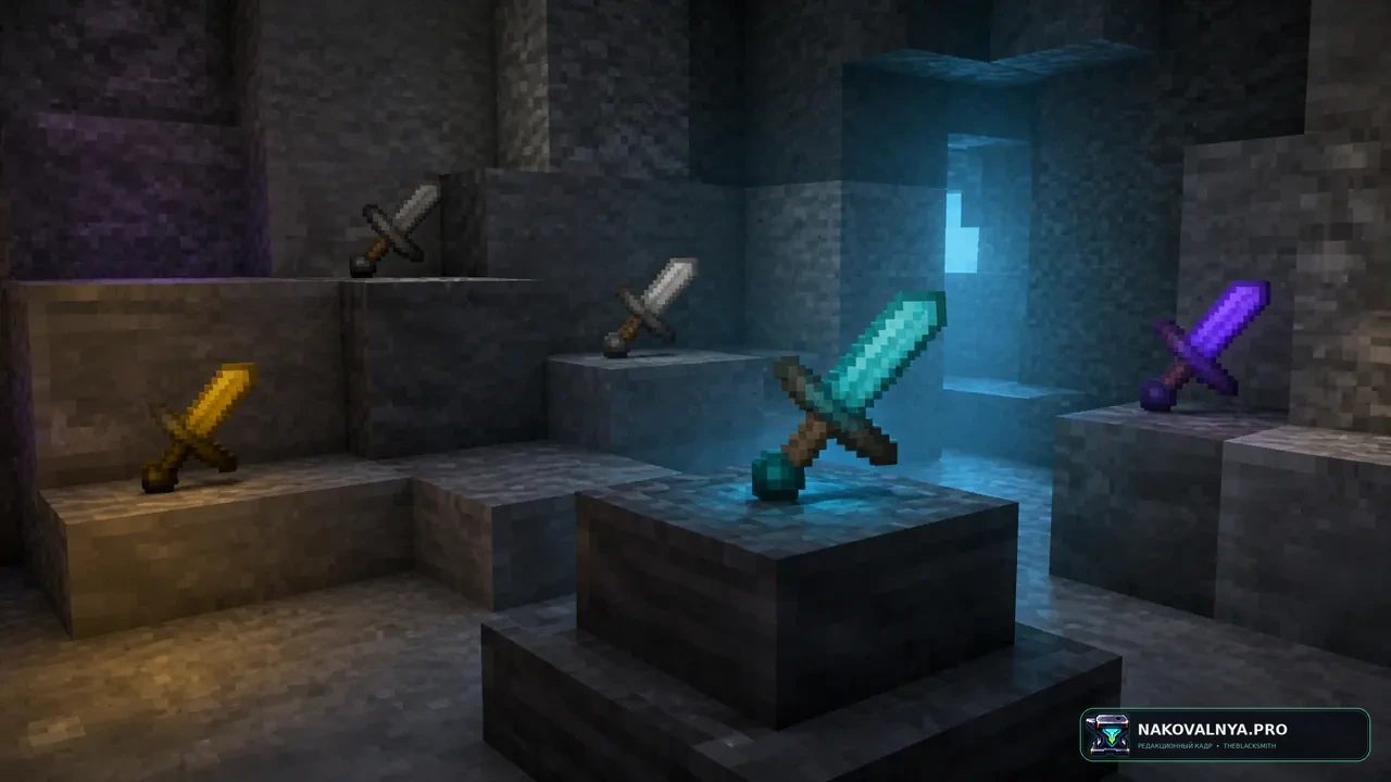 CreatorPack Short-Swords: короткие мечи в стиле CreatorPack — редакционная иллюстрация 2 из 3