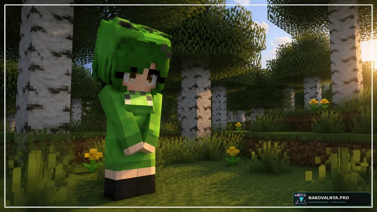 Creeper Girl: милую девушку-крипера — редакционная иллюстрация 2 из 3