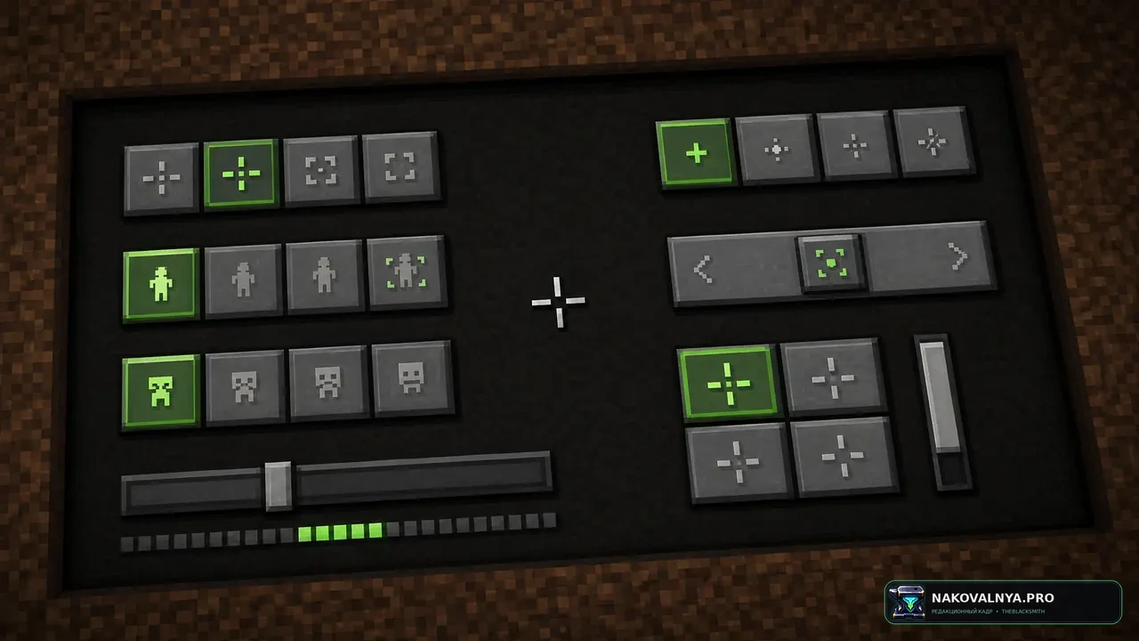 Crosshair Addons Public: индикаторы боя и полёта рядом с прицелом — редакционная иллюстрация 3 из 3