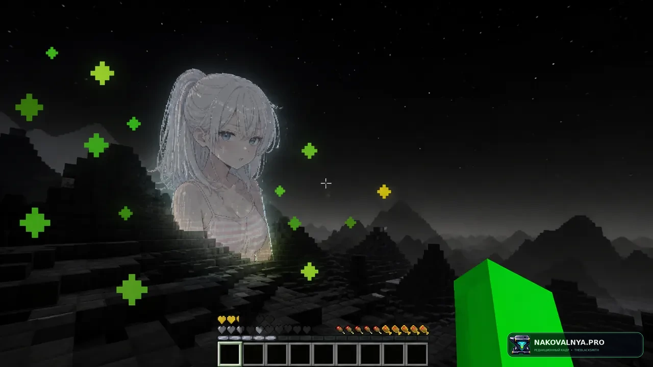 Crystal PvP + Anime Sky: аниме-оформление для Crystal PvP — редакционная иллюстрация 2 из 3