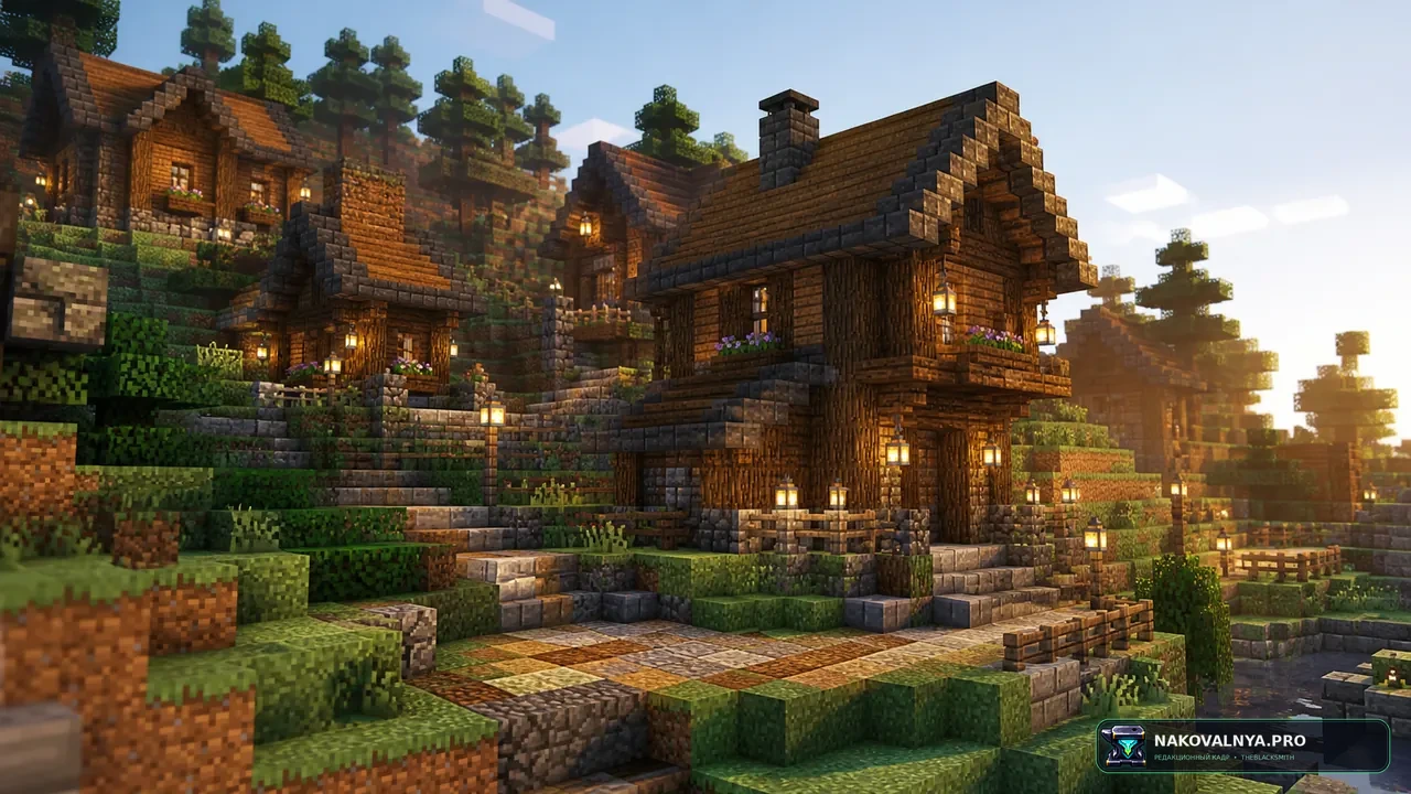 ChoiceTheorem's Overhauled Village: новые деревни и аванпосты — редакционная иллюстрация 2 из 3