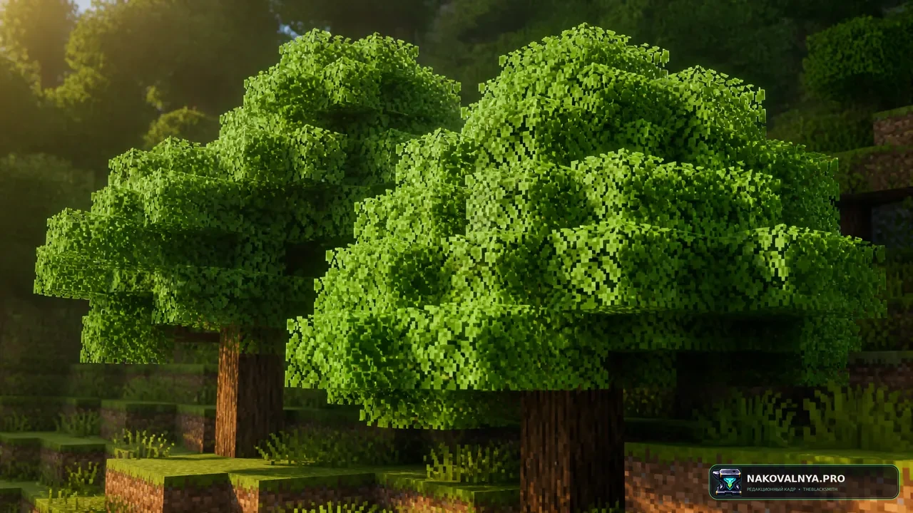 Cubic Leaves: объёмную кустистую листву — редакционная иллюстрация 2 из 3