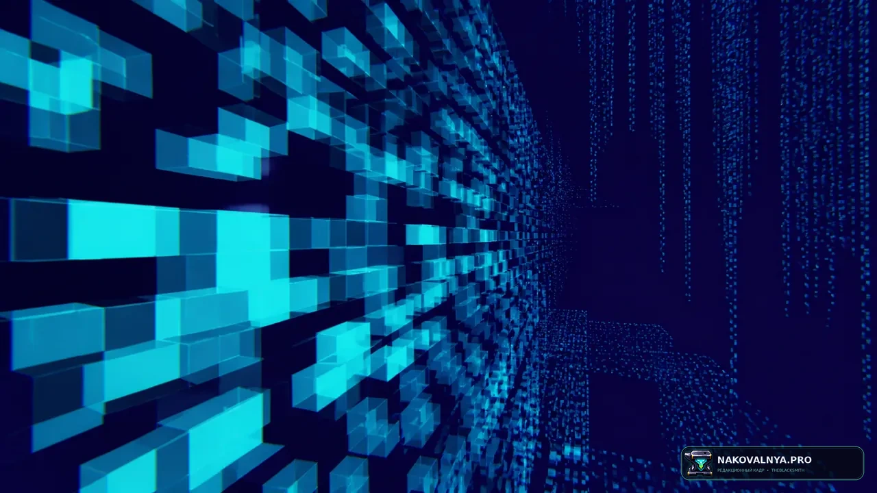 Cyberspace Shaders: киберпанковский LiDAR-эффект — редакционная иллюстрация 3 из 3