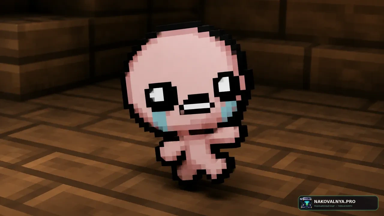 The Dancing of Isaac ♪ | Totem of Undying: танцующего Исаака и звук вместо обычного тотема — редакционная иллюстрация 3 из 3