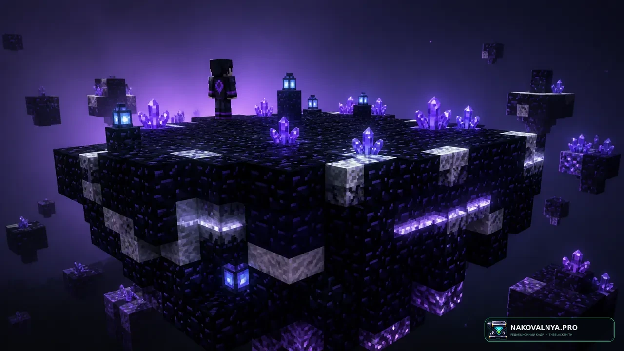 Изображение к проекту SkyBlock Dark mode
