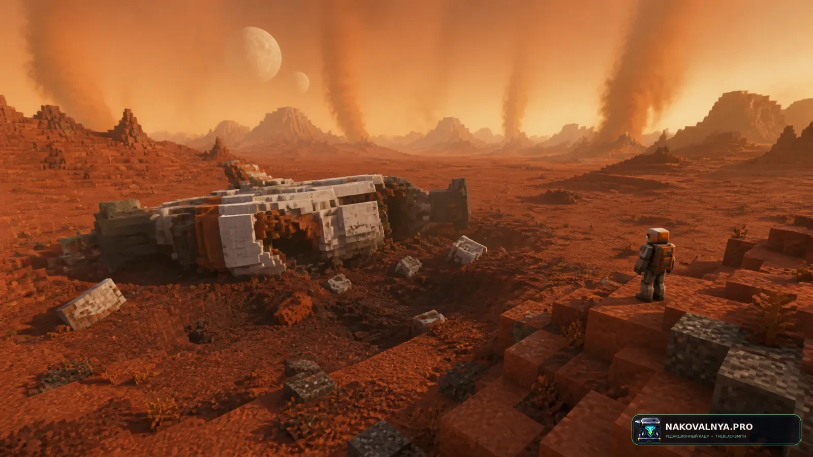 Изображение к проекту Desolate Planet - A Crash Landing Remake