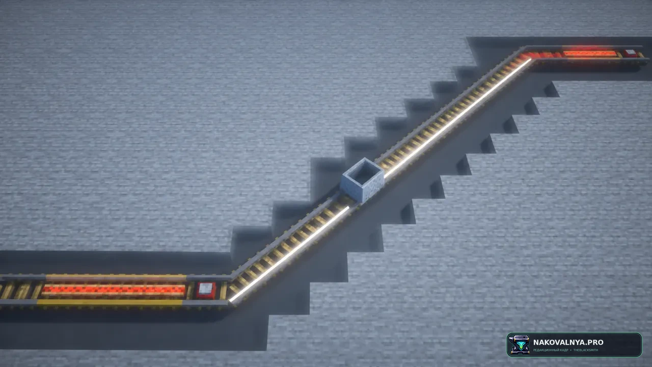 Изображение к проекту Diagonal Perfect Rails 3D PBR