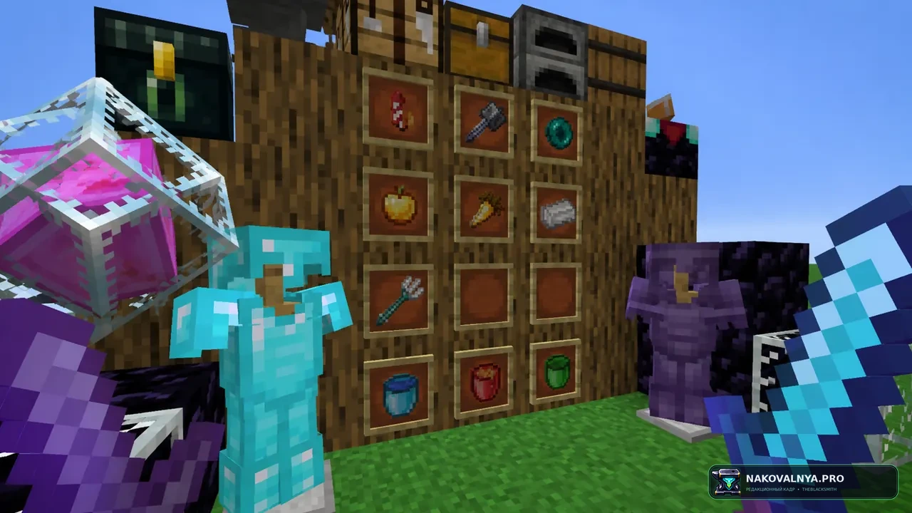 Diamond SMP PVP default TexturePack: читаемое ванильное оформление для PvP — редакционная иллюстрация 3 из 3