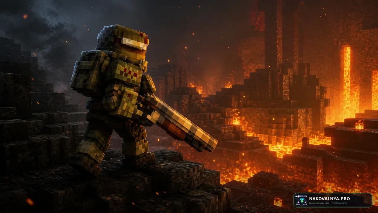 Doom Modpack - Raze The Nether: сражения с демонами и огнестрельный арсенал — редакционная иллюстрация 2 из 3