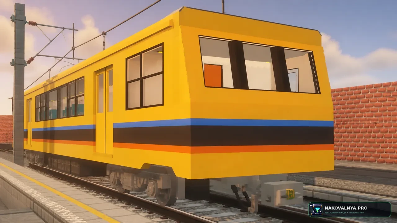 [MTR4] The PäRail Trains Addon: вымышленный парк поездов для Minecraft Transit Railway — редакционная иллюстрация 3 из 3