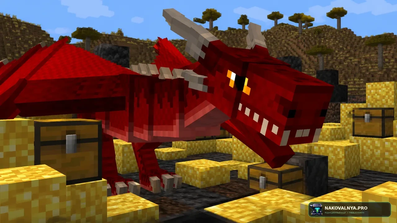 DragonScales Modpack: средневековое выживание с драконами для SMP — редакционная иллюстрация 3 из 3