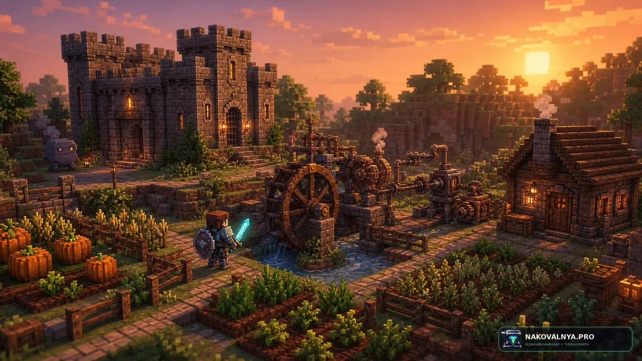 Dungeon & Harvest：工業奇境: RPG-подземелья, фермерство и автоматизацию Create — редакционная иллюстрация 2 из 3