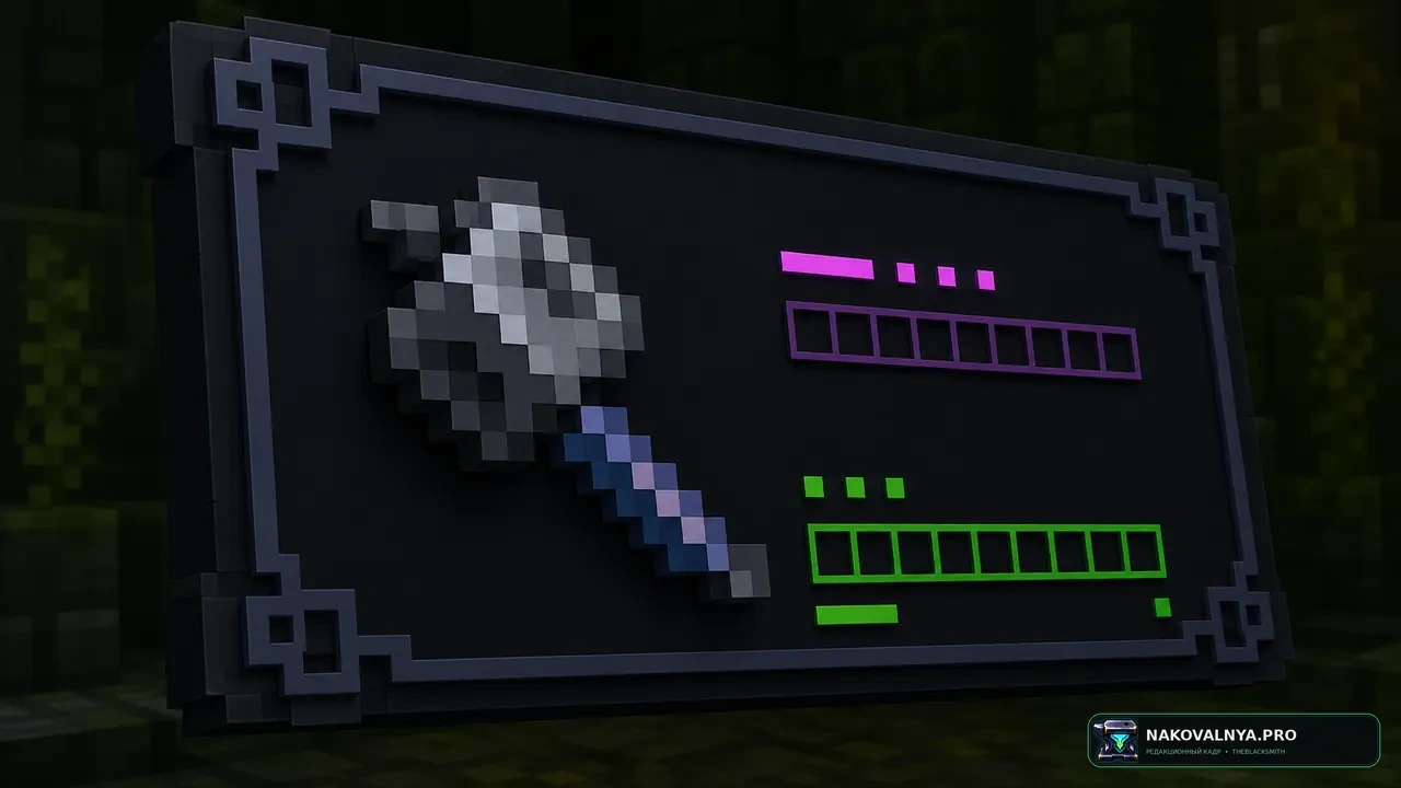 Dungeon Tooltips: подсказки предметов в стиле Minecraft Dungeons — редакционная иллюстрация 3 из 3