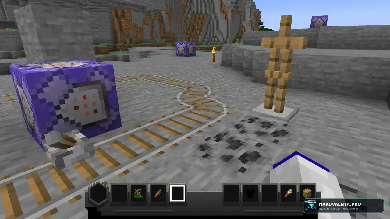 Dungeons Hotbar: панель быстрого доступа в стиле Minecraft Dungeons — редакционная иллюстрация 3 из 3