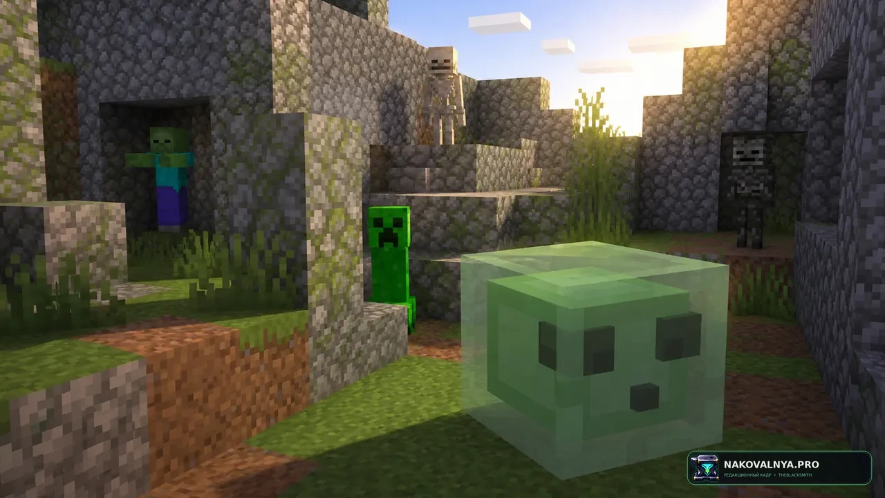 Dungeons Style: визуальный и музыкальный стиль Minecraft Dungeons — редакционная иллюстрация 2 из 3