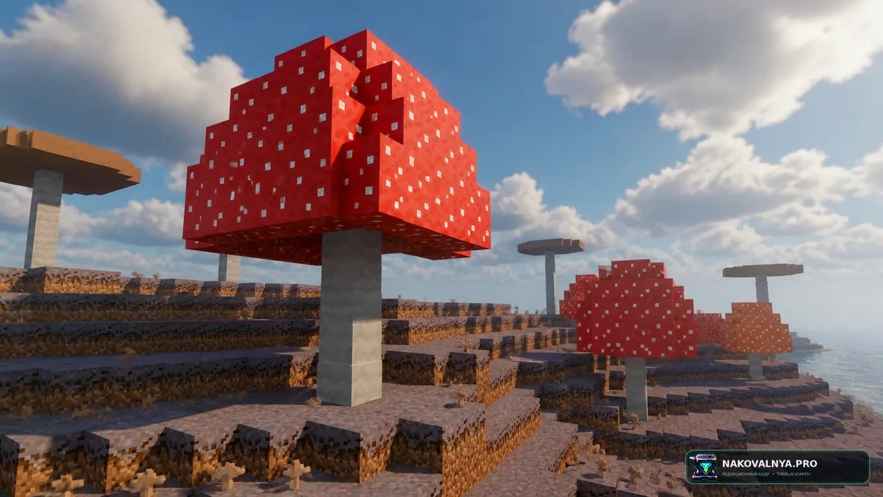 Dynamic Trees Plus: растущие кактусы и грибы — редакционная иллюстрация 2 из 3