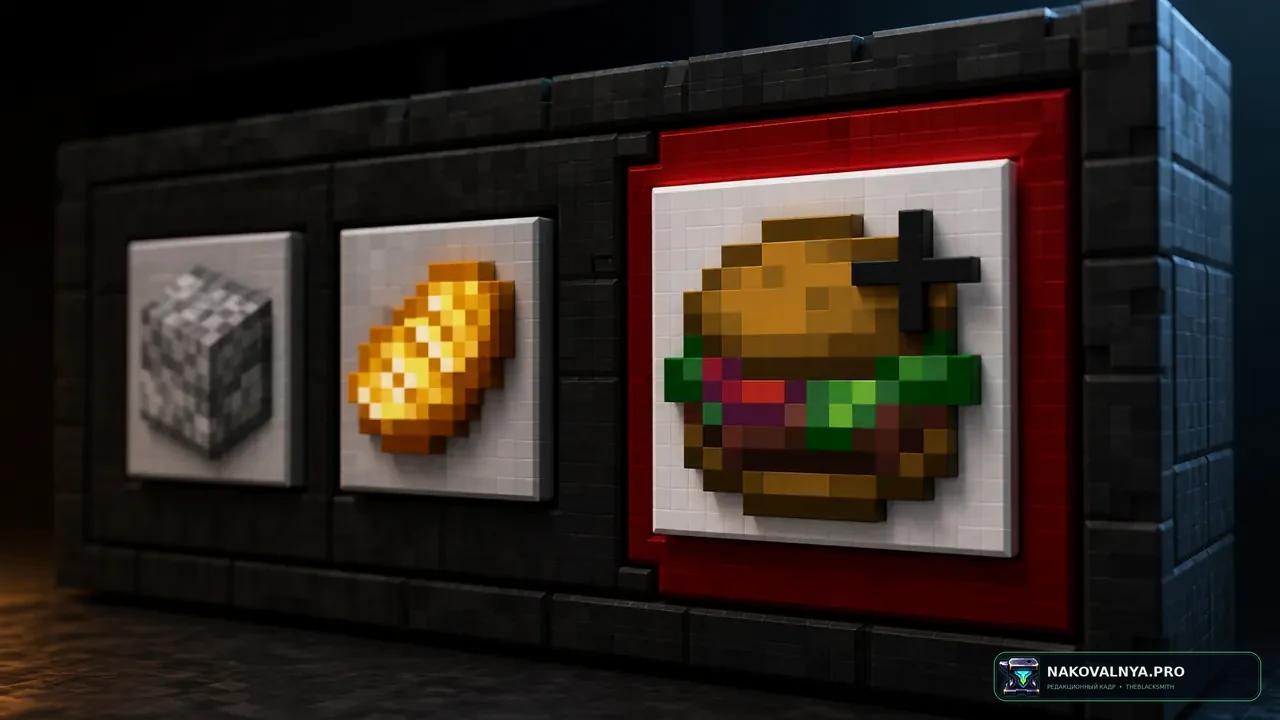 Eating Animations More Mod Compatibility [FORGE/FABRIC]: совместимость анимаций еды из модов — редакционная иллюстрация 2 из 3