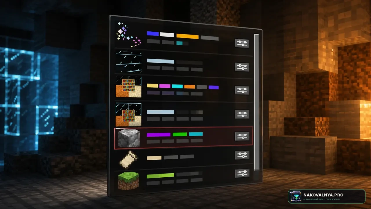 editon's Modpack: оптимизацию с ванильными улучшениями — редакционная иллюстрация 2 из 3