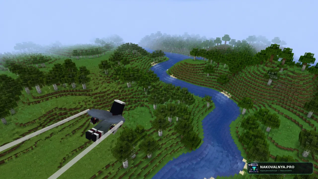 Изображение к проекту Elytra Contrails Resource Pack