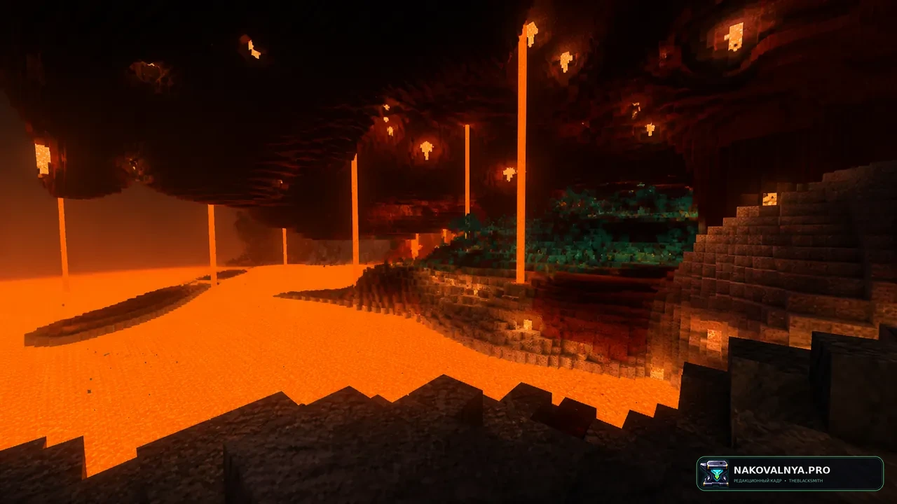 Ember Shaders: чистую атмосферную графику в ванильном стиле — редакционная иллюстрация 2 из 3