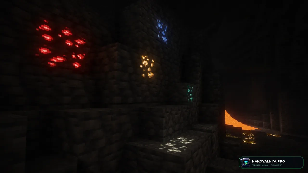 Emissive Ores: светящиеся руды для лучшей видимости в шахтах — редакционная иллюстрация 3 из 3