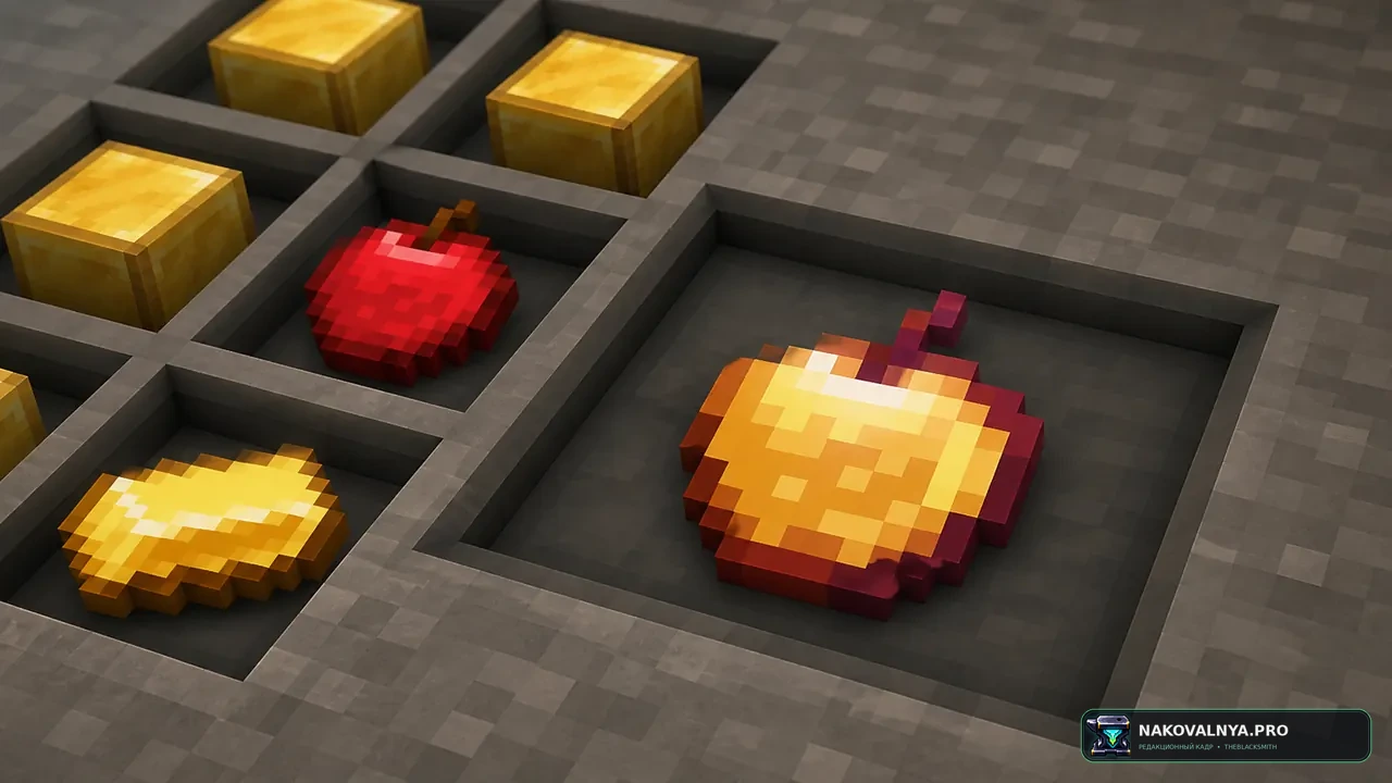 Enchanted Golden Apple Addition: рецепты зачарованного золотого яблока — редакционная иллюстрация 3 из 3