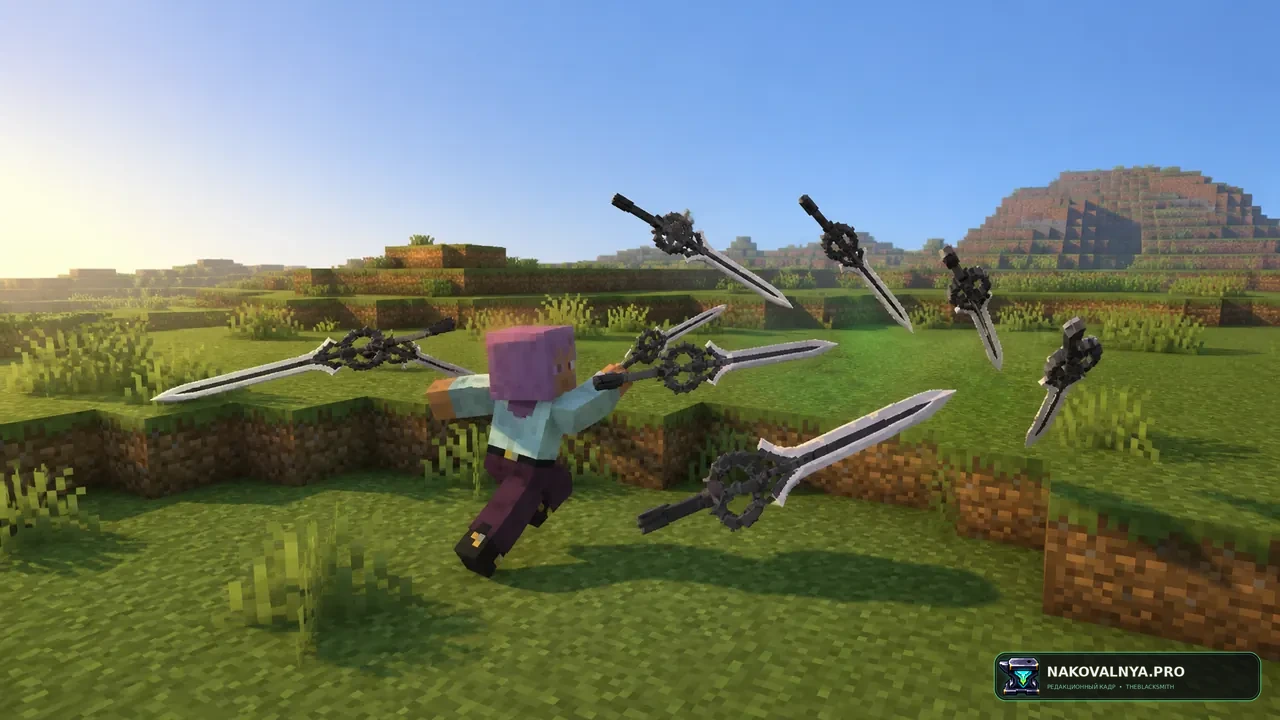 Epic Fight - Sword Soaring: воздушные техники меча для Epic Fight — редакционная иллюстрация 2 из 3