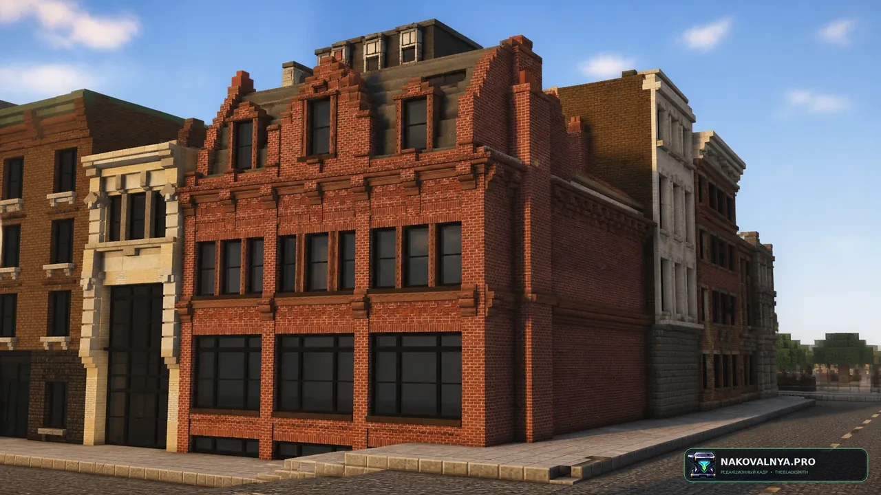 Esterlon Network textures: реалистичный декор североамериканского города — редакционная иллюстрация 2 из 3