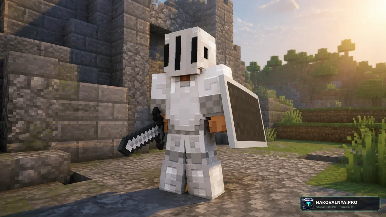 Eugene's Iron Knight Armor: средневековый рыцарский облик железной брони — редакционная иллюстрация 2 из 3