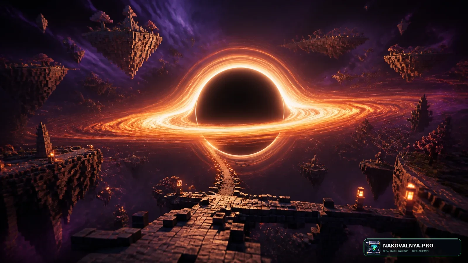 Event Horizon: атмосферный свет и туман, переработанное освещение — редакционная иллюстрация 2 из 3