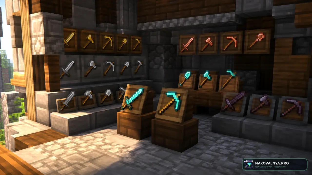 Fancy Gear | Reshaded Equipment: выразительное ванильное снаряжение — редакционная иллюстрация 2 из 3