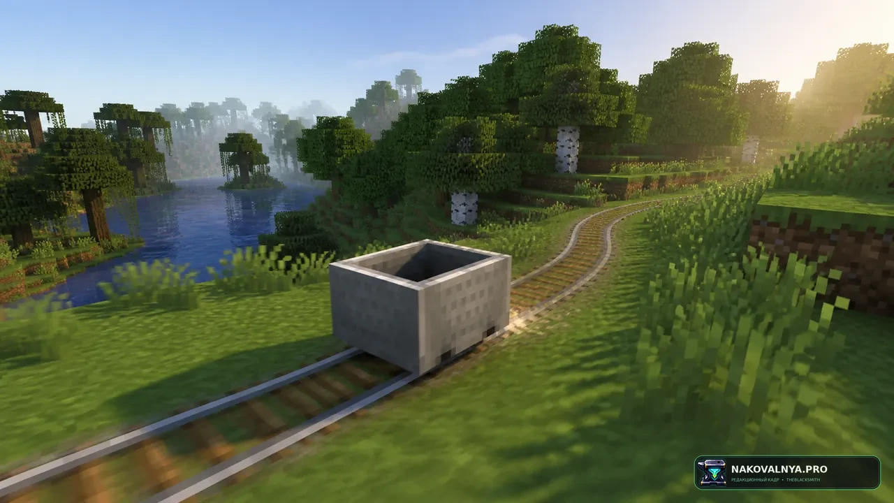 Fast Minecart: ускоренные вагонетки — редакционная иллюстрация 2 из 3