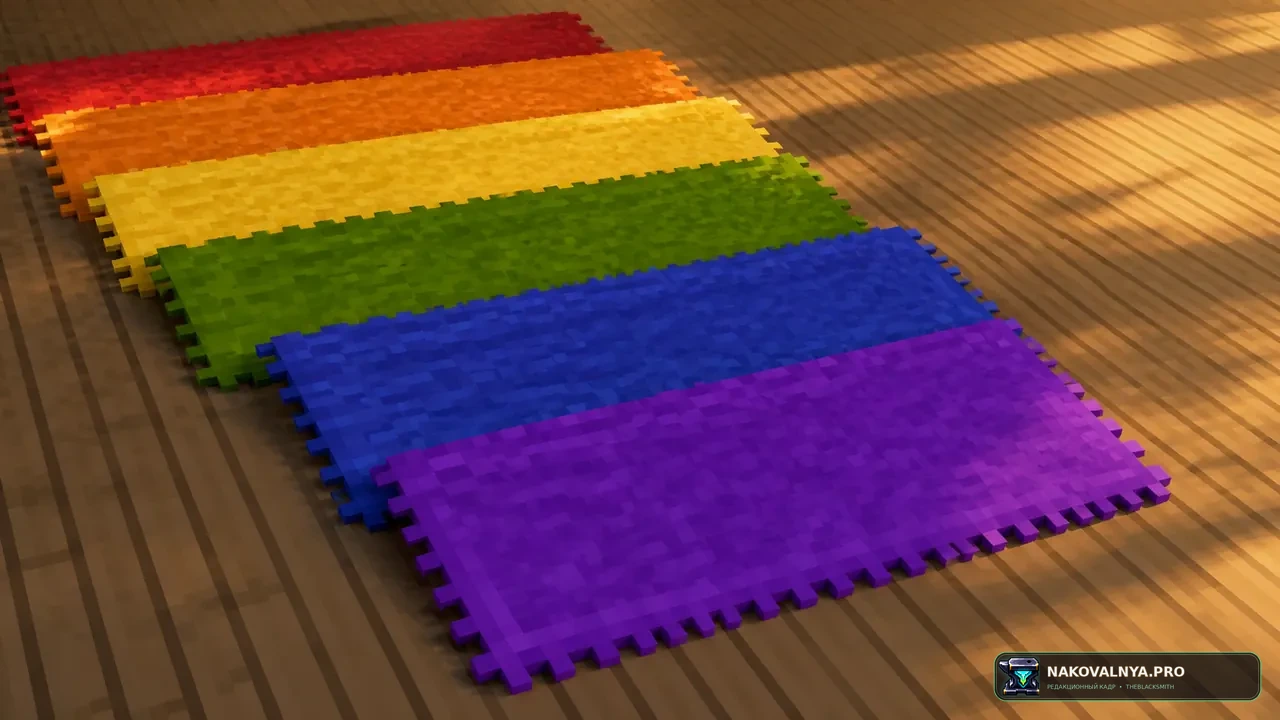(Bee's) Fluffy Carpets and Wool: пушистые ковры и шерсть — редакционная иллюстрация 2 из 3