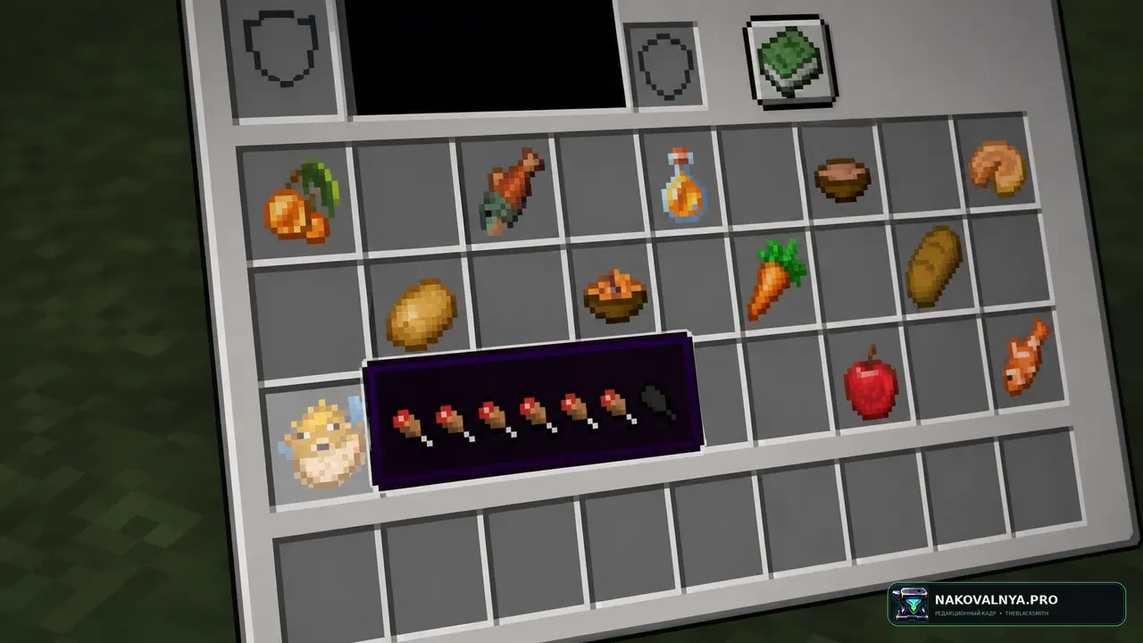 Food Tooltips: значки пищевой ценности в подсказках предметов — редакционная иллюстрация 3 из 3