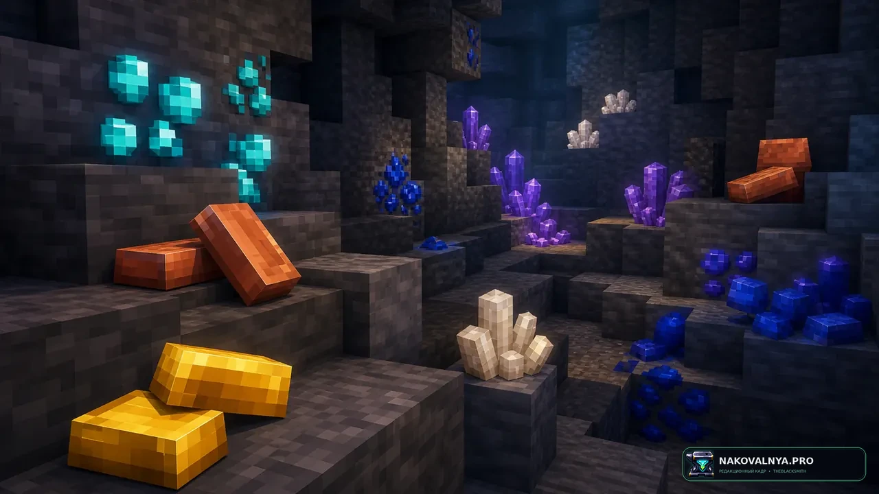 Изображение к проекту Fresh Ores and Ingots