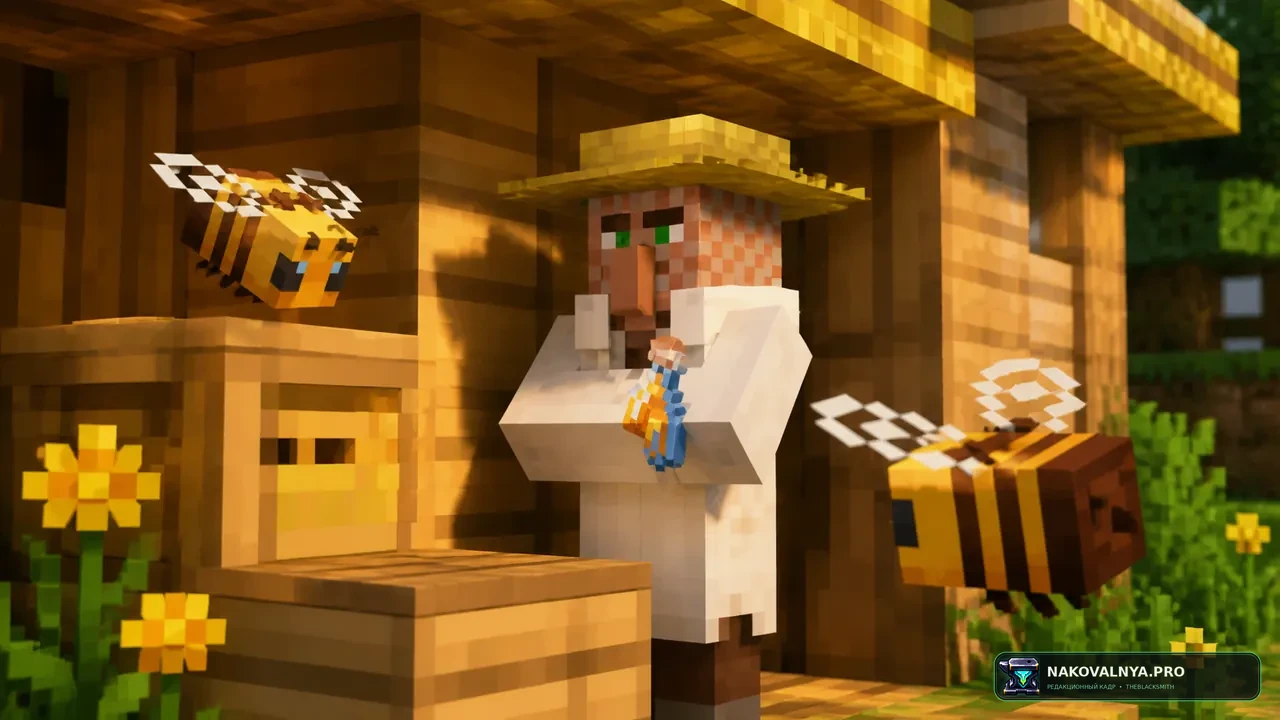 Friends&Foes - Beekeeper Hut (Fabric/Quilt): хижину пчеловода для Friends&Foes — редакционная иллюстрация 3 из 3