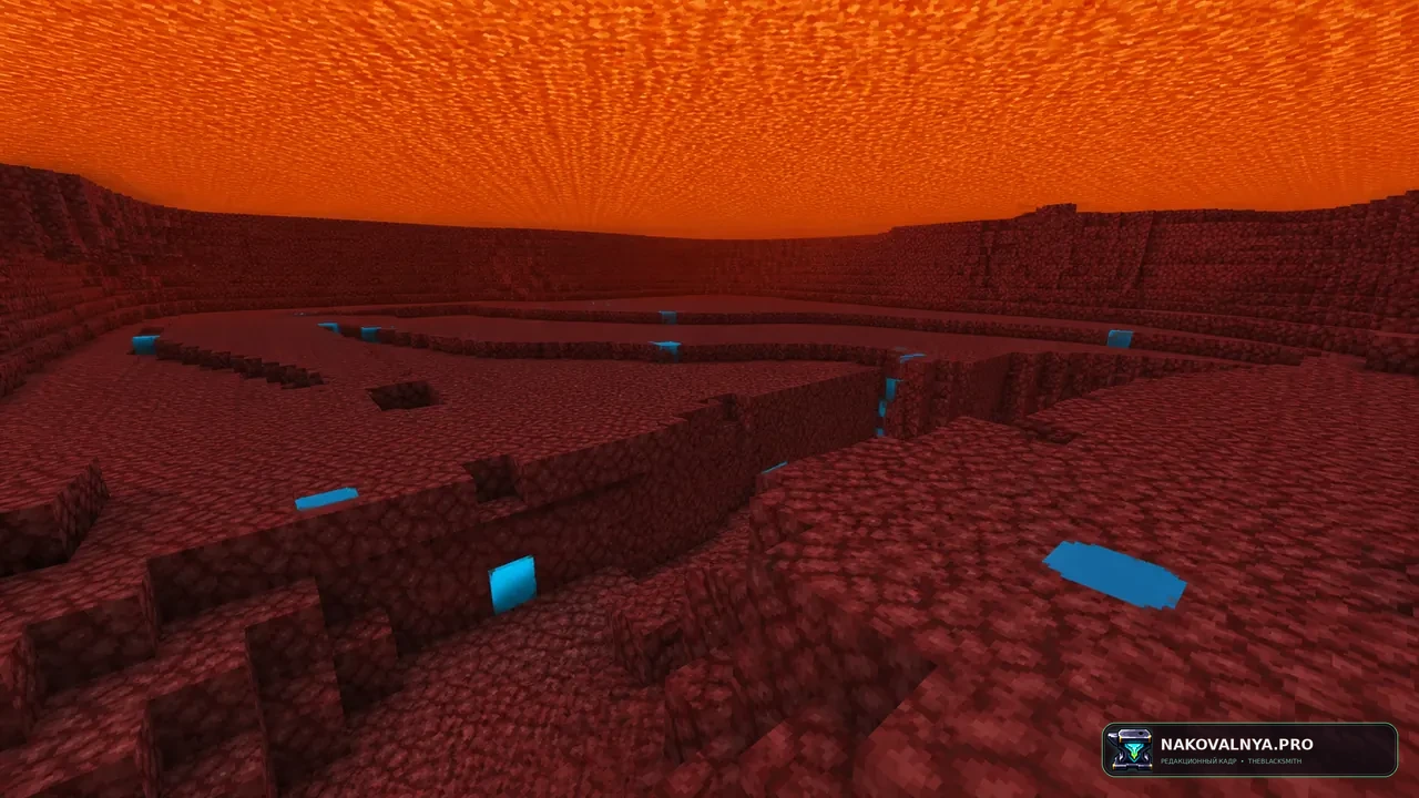 Изображение к проекту Netherite & Ancient Debris Lava mining Full Setup