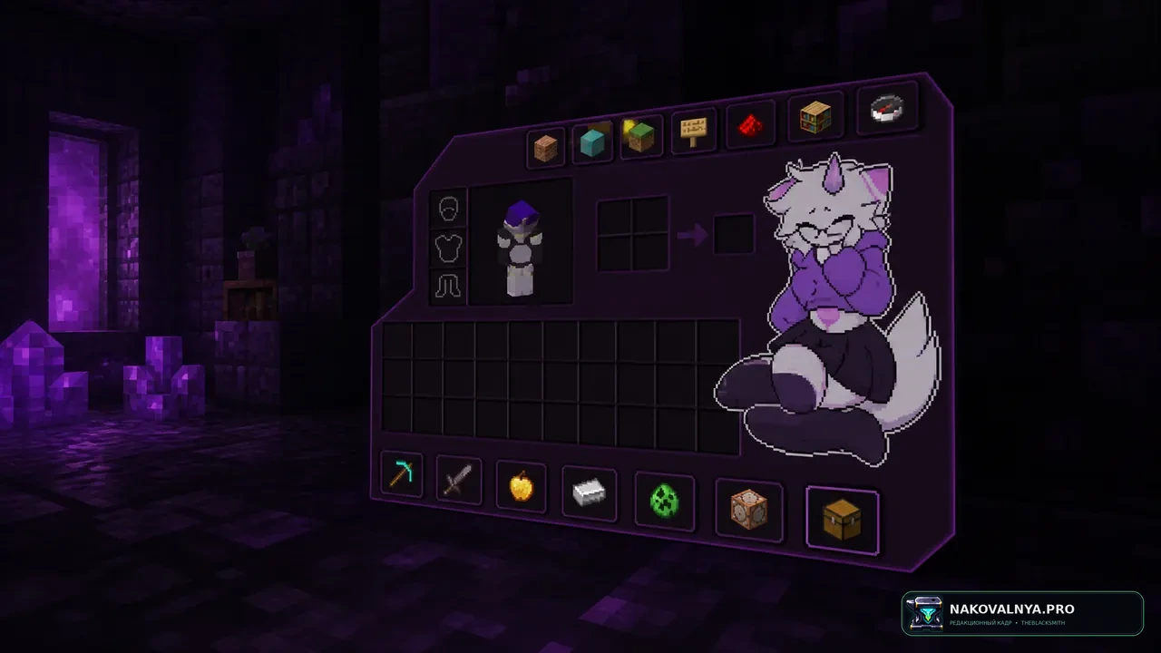 Furry In Inventory: фурри-интерфейс инвентаря — редакционная иллюстрация 2 из 3