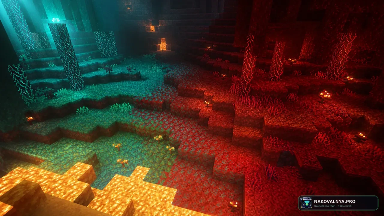 Fusion Block Transitions: плавные переходы природных блоков — редакционная иллюстрация 2 из 3