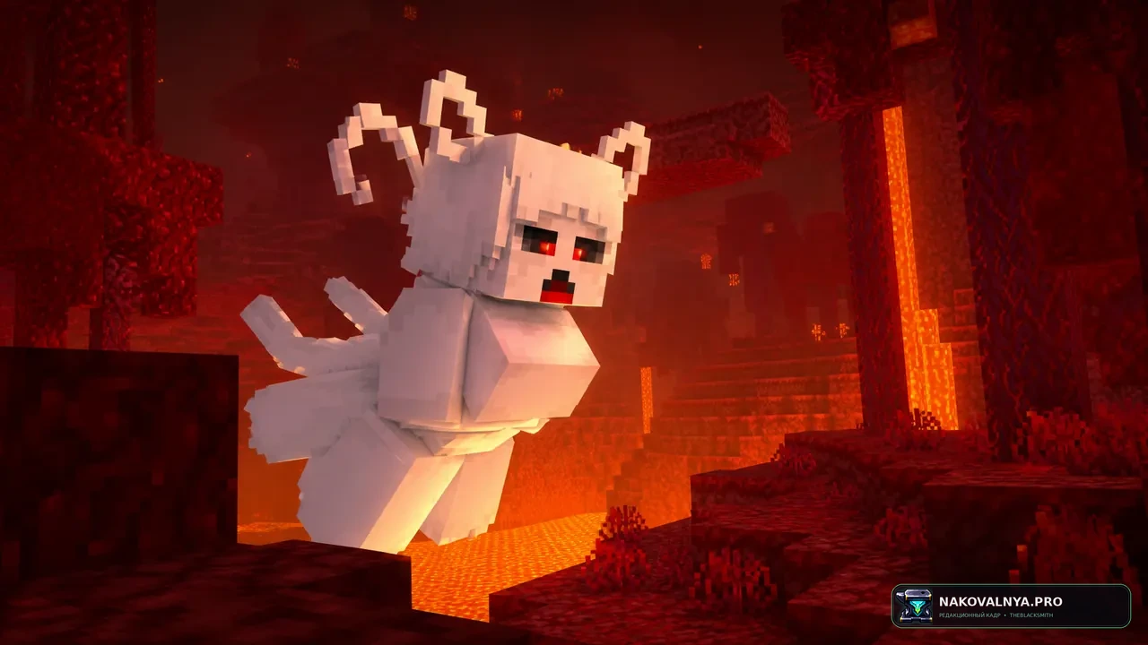 Ghast Girl: женскую модель вместо обычного гаста — редакционная иллюстрация 2 из 3