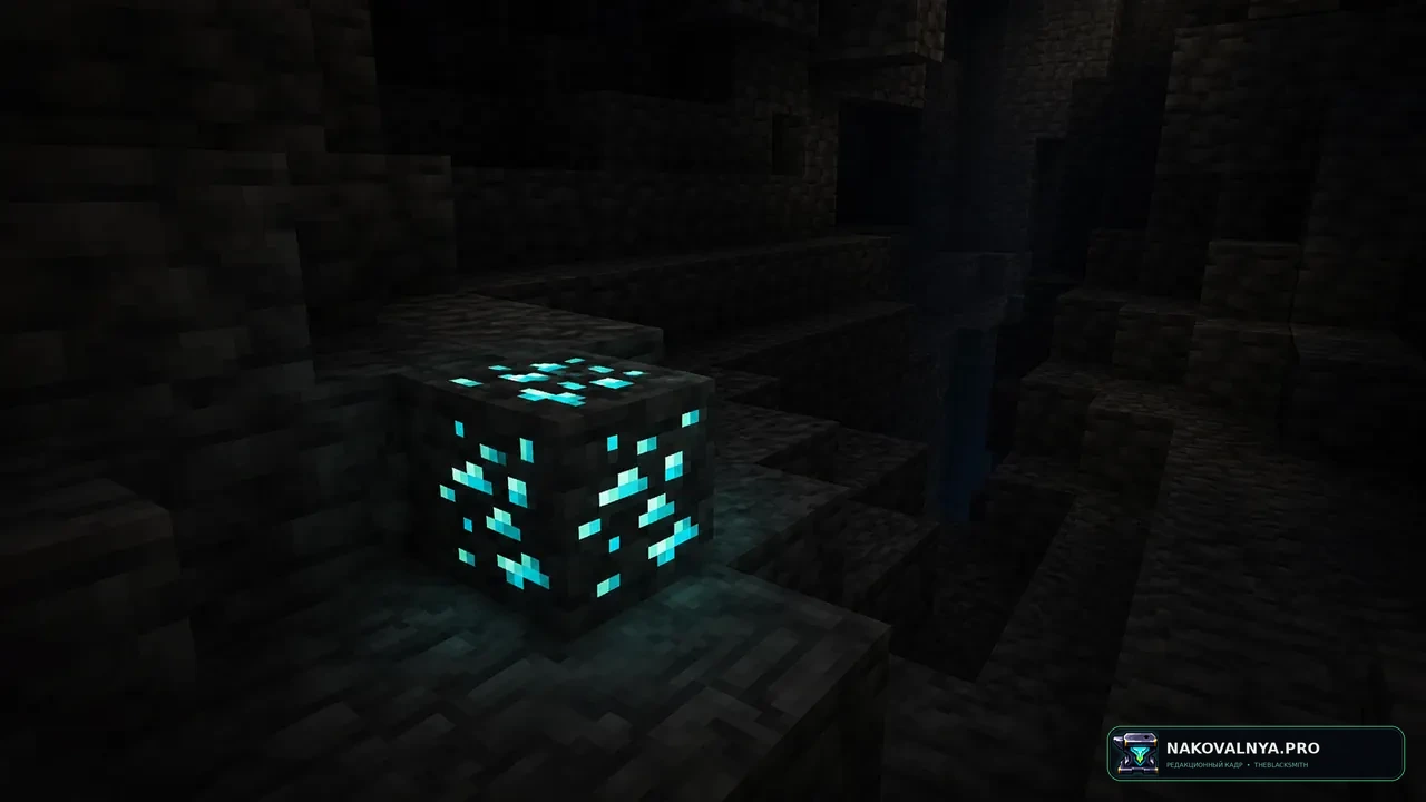 Glow Ores Vanilla (Without Optifine): светящиеся руды без модов — редакционная иллюстрация 2 из 3